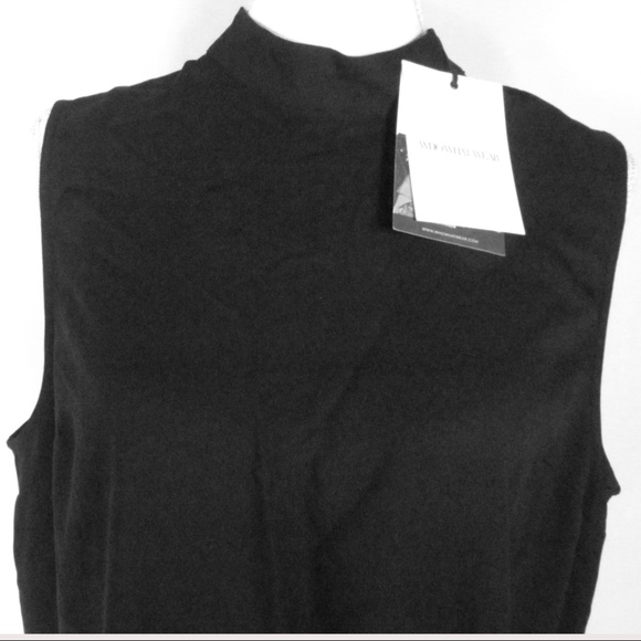 WhoWhatWear Dress Size XXL Black Slit Sides - Picture 2 of 7